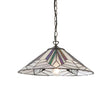 Endon Lighting - 63938 - Endon Tiffany Lighting 63938 Indoor Pendant Light Astoria Range 60W E27 GLS Dimmable