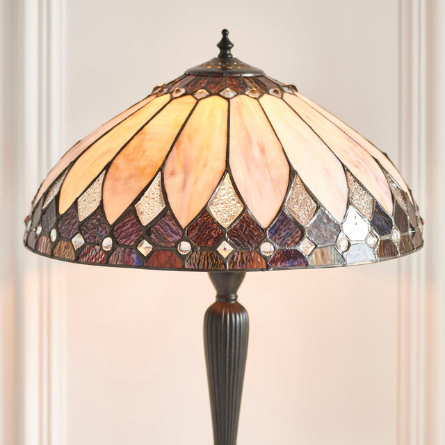 Endon Lighting - 63982 - Endon Tiffany Lighting 63982 Indoor Table Light Brooklyn Range 60W E27 GLS Non-dimmable