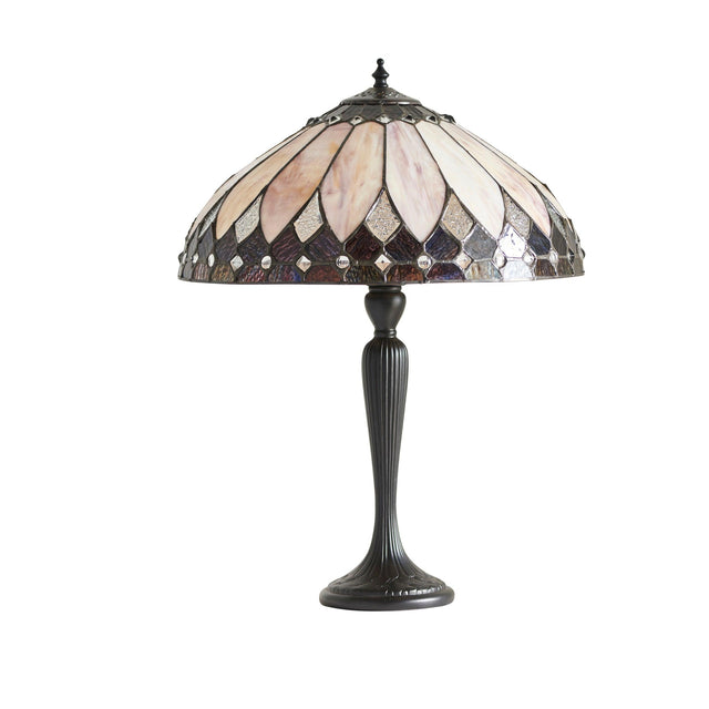 Endon Lighting - 63982 - Endon Tiffany Lighting 63982 Indoor Table Light Brooklyn Range 60W E27 GLS Non-dimmable