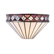 Endon Lighting - 64149 - Endon Tiffany Lighting 64149 Indoor Wall Light Fargo Range 40W E14 golf Dimmable