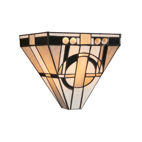 Endon Lighting - 64267 - Endon Tiffany Lighting 64267 Indoor Wall Light Metropolitan Range 40W E14 golf Dimmable