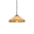 Endon Lighting - 64285 - Endon Tiffany Lighting 64285 Indoor Pendant Light Nevada Range 60W E27 GLS Dimmable