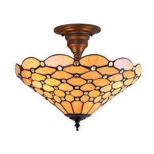 Tiffany Semi flush Light