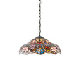 Endon Lighting - 64325 - Endon Tiffany Lighting 64325 Indoor Pendant Light Sullivan Range 60W E27 GLS Dimmable