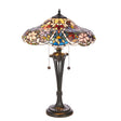 Endon Lighting - 64326 - Endon Tiffany Lighting 64326 Indoor Table Light Sullivan Range 2 x 60W E27 GLS Non-dimmable