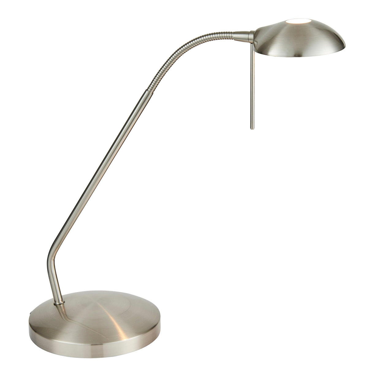 Endon Lighting - 656-TL-SC - Endon Lighting 656-TL-SC Hackney Indoor Table Lamps Satin chrome plate Dimmer included