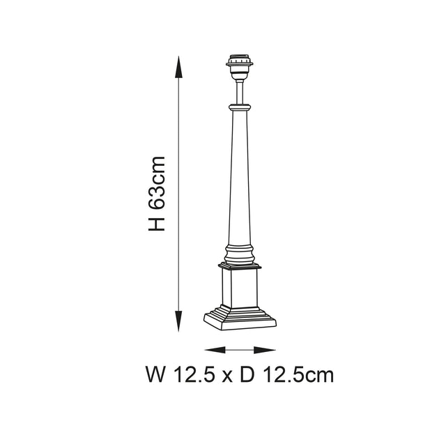 Endon Lighting - 69836 - Endon Interiors 1900 Range 69836 Indoor Table Light 10W LED E27 Non-dimmable