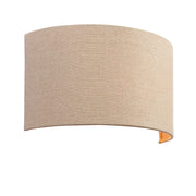 Endon Lighting - 70335 - Endon Lighting 70335 Obi Indoor Wall Light Natural linen Dimmable