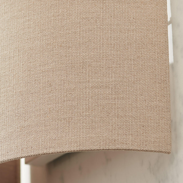 Endon Lighting - 70335 - Endon Lighting 70335 Obi Indoor Wall Light Natural linen Dimmable