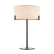 Endon Lighting - 72631 - Endon Lighting 72631 Hayfield Indoor Table Lamps Brushed bronze finish & natural linen Non-dimmable