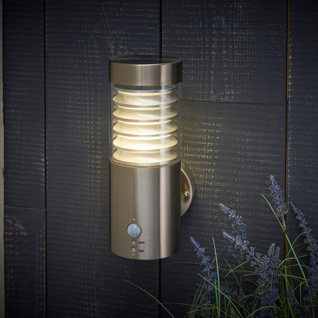 Endon Lighting - 72916 - Endon Lighting 72916 Equinox LED Outdoor Wall Light Marine grade br stainless steel & clear pc Non-dimmable