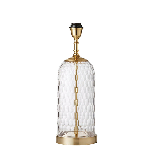 Endon Lighting - 73106 - Endon Lighting 73106 Wistow Indoor Table Lamps Solid brass & clear glass Non-dimmable