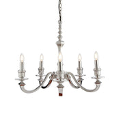 Endon Lighting - 73598 - Endon Lighting 73598 Finsbury Indoor Pendant Light Polished aluminium Dimmable