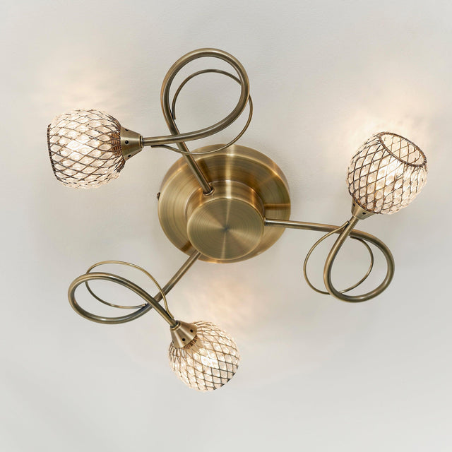 Endon Lighting - 73758 - Semi Flush Light