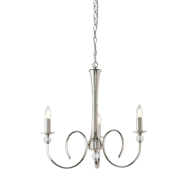 Endon Lighting - 73907 - Endon Interiors 1900 Range 73907 Indoor Pendant Light 3 x 6W LED E14 Dimmable