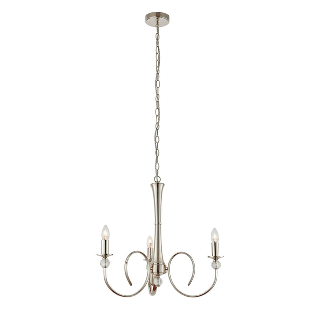 Endon Lighting - 73907 - Endon Interiors 1900 Range 73907 Indoor Pendant Light 3 x 6W LED E14 Dimmable