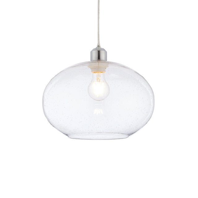 Endon Lighting - 73974 - Endon Lighting 73974 Dimitri Indoor Pendant easyfit Light Clear bubble glass Not applicable