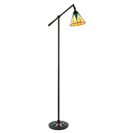 Endon Lighting - 74355 - Endon Tiffany Lighting 74355 Indoor Floor Light Dark star Range 40W E14 candle Non-dimmable