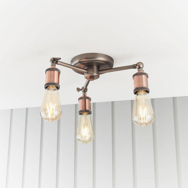 Endon Lighting - 76124 - Semi Flush Light