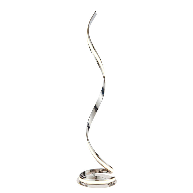 Endon Lighting - 76395 - Endon Lighting 76395 Aria Indoor Floor Lamps Chrome plate & white acrylic Non-dimmable