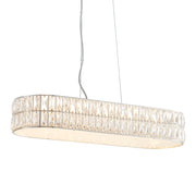 Endon Lighting - 76514 - Endon Lighting 76514 Verina Indoor Pendant Light Clear crystal & chrome plate Non-dimmable