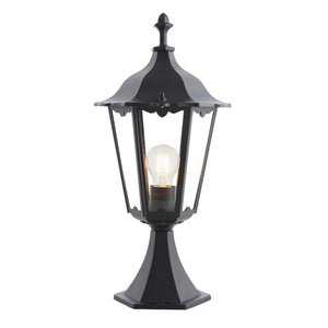 Endon Lighting - 76549 - Endon Lighting 76549 Burford Outdoor Floor Lamps Matt black & clear glass Dimmable