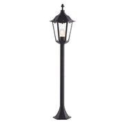 Endon Lighting - 76550 - Endon Lighting 76550 Burford Outdoor Floor Lamps Matt black & clear glass Dimmable