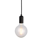 Endon Lighting - 76581 - Endon Lighting 76581 Studio Indoor Pendant Light Matt black Dimmable