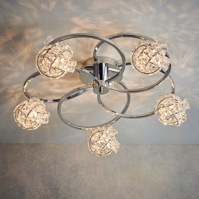 Endon Lighting - 76595 - Semi Flush Light