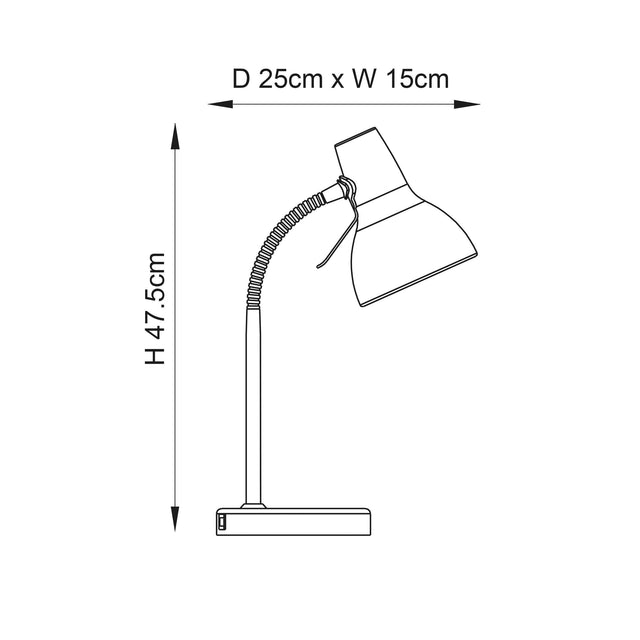 Endon Lighting - 76645 - Endon Lighting 76645 Amalfi Indoor Table Lamps Satin nickel plate Non-dimmable