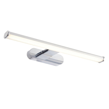 Endon Lighting - 76657 - Endon Lighting 76657 Moda Bathroom Wall Light Chrome effect & frosted plastic Non-dimmable