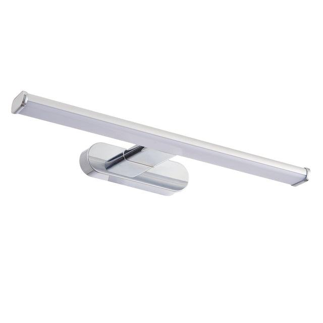 Endon Lighting - 76657 - Endon Lighting 76657 Moda Bathroom Wall Light Chrome effect & frosted plastic Non-dimmable