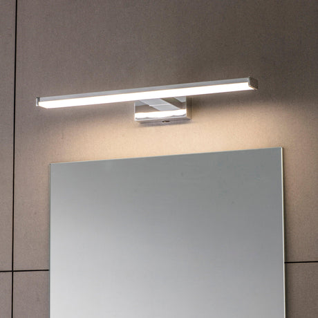 Endon Lighting - 76658 - Endon Lighting 76658 Axis Bathroom Wall Light Chrome effect & frosted plastic Non-dimmable