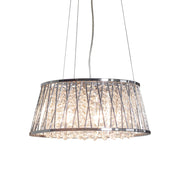 Endon Lighting - 76694 - Endon Lighting 76694 Sophia Indoor Pendant Light Chrome plate & clear crystal Dimmable