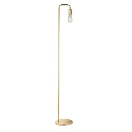 Endon Lighting - 76983 - Endon Lighting 76983 Rubens Indoor Floor Lamps Satin brass plate Non-dimmable