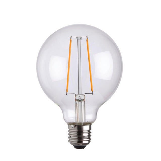 Endon Lighting - 77108 - Endon Lighting 77108 E27 LED filament globe Un-Zoned Accessories Clear glass Non-dimmable