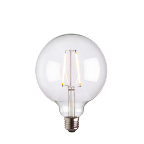 Endon Lighting - 77110 - Endon Lighting 77110 E27 LED filament globe Un-Zoned Accessories Clear glass Non-dimmable