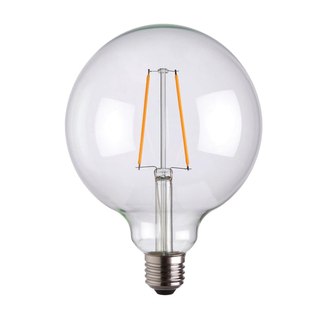 Endon Lighting - 77110 - Endon Lighting 77110 E27 LED filament globe Un-Zoned Accessories Clear glass Non-dimmable