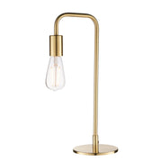 Endon Lighting - 77117 - Endon Lighting 77117 Rubens Indoor Table Lamps Satin brass plate Non-dimmable