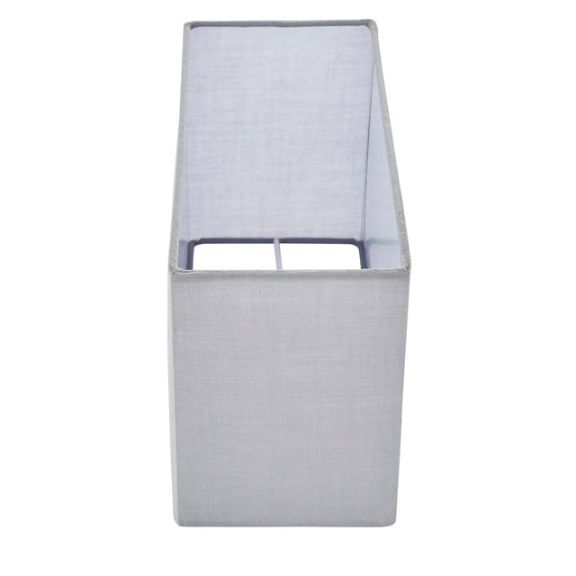 Endon Lighting - 77476 - Endon Lighting 77476 Rectangular Indoor Lamp Shades Grey fabric Not applicable