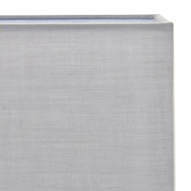 Endon Lighting - 77476 - Endon Lighting 77476 Rectangular Indoor Lamp Shades Grey fabric Not applicable