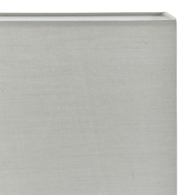 Endon Lighting - 77479 - Endon Lighting 77479 Rectangular Indoor Lamp Shades Grey fabric Not applicable