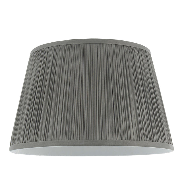 Endon Lighting - 79626 - Endon Lighting 79626 Freya Indoor Lamp Shades Charcoal grey silk Not applicable