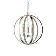 Endon Lighting - 81507 - Endon Lighting 81507 Ritz Indoor Pendant Light Bright nickel plate with clear crystal & faceted acrylic Dimmable