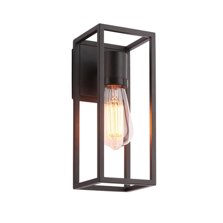 Endon Lighting - 91993 - Endon Lighting 91993 Herbert Outdoor Wall Light Textured black Dimmable