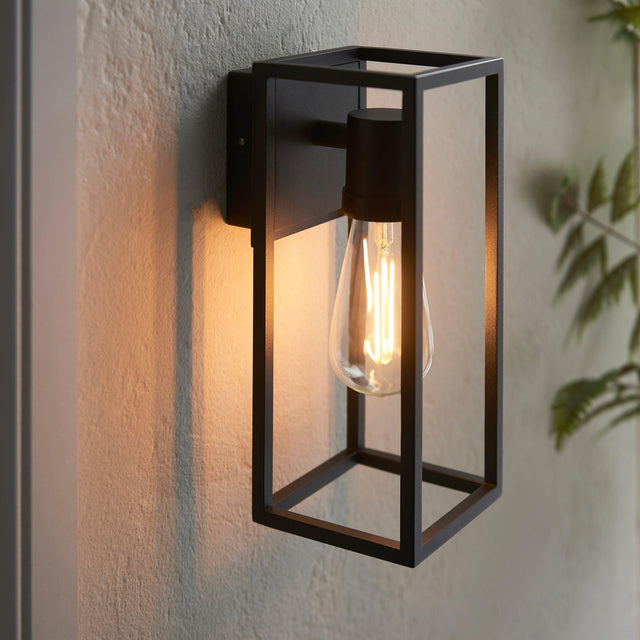 Endon Lighting - 91993 - Endon Lighting 91993 Herbert Outdoor Wall Light Textured black Dimmable