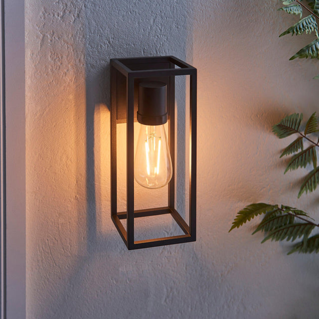 Endon Lighting - 91993 - Endon Lighting 91993 Herbert Outdoor Wall Light Textured black Dimmable