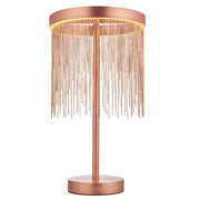 Endon Lighting - 92179 - Endon Lighting 92179 Zelma Indoor Table Lamps Brushed copper plate & copper Non-dimmable