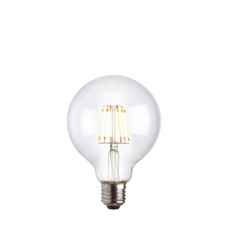 Endon Lighting - 93023 - Endon Lighting 93023 E27 LED filament globe Un-Zoned Accessories Clear glass Dimmable