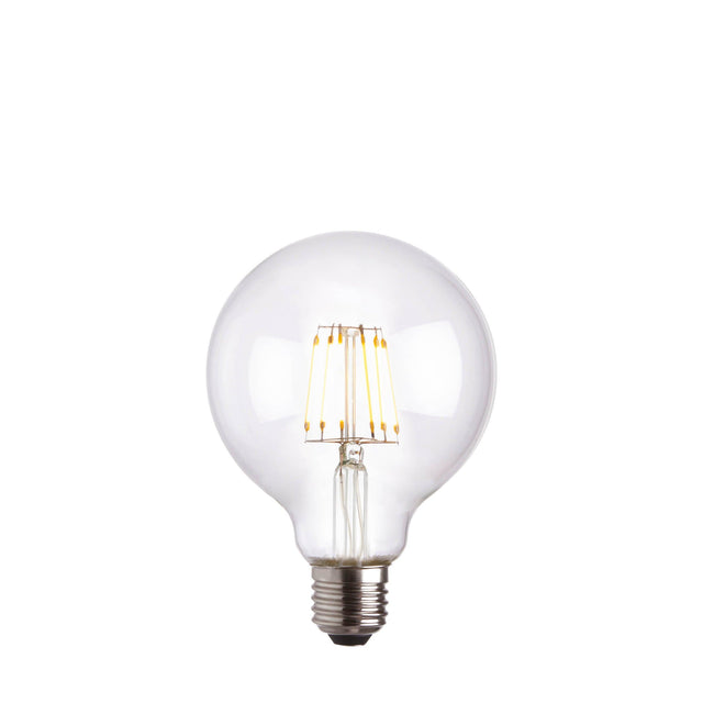 Endon Lighting - 93023 - Endon Lighting 93023 E27 LED filament globe Un-Zoned Accessories Clear glass Dimmable